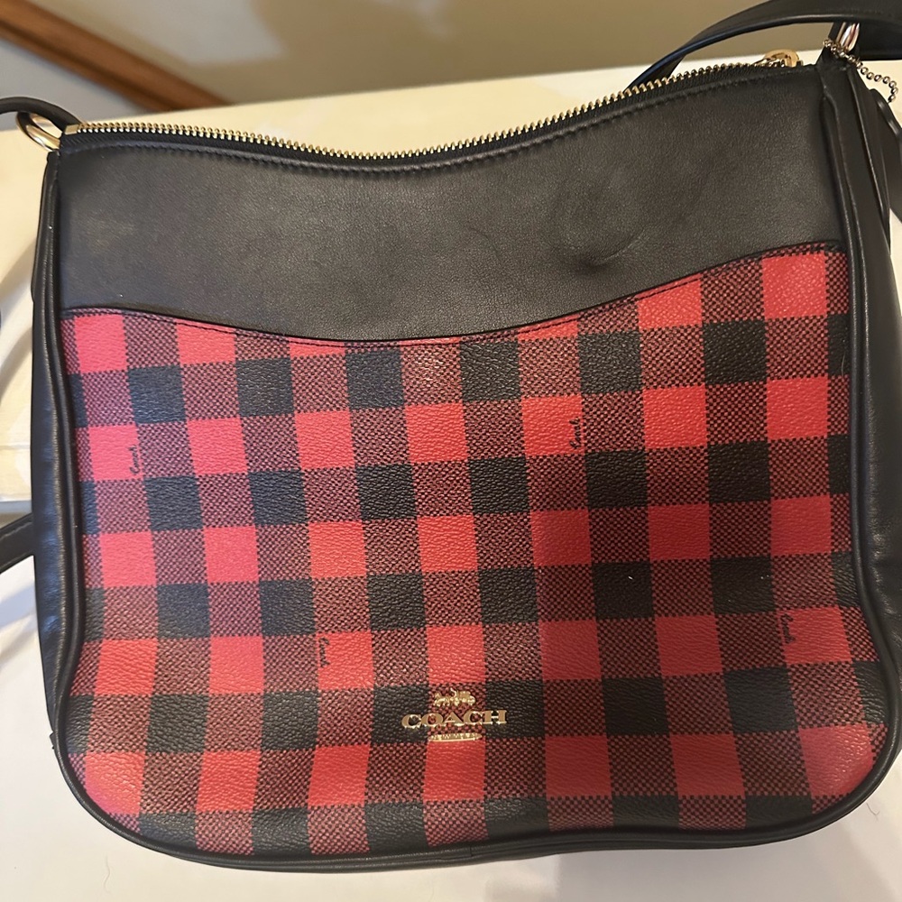 Coach Black/Red crossbody bag